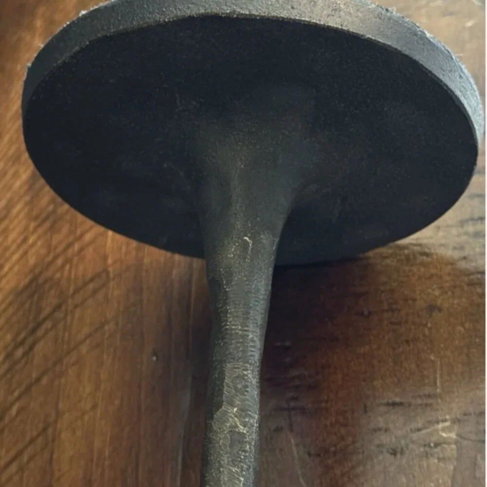 12” Pottery Barn Petaluma Pillar Candle Holder | Medium Bronze | Holds 4